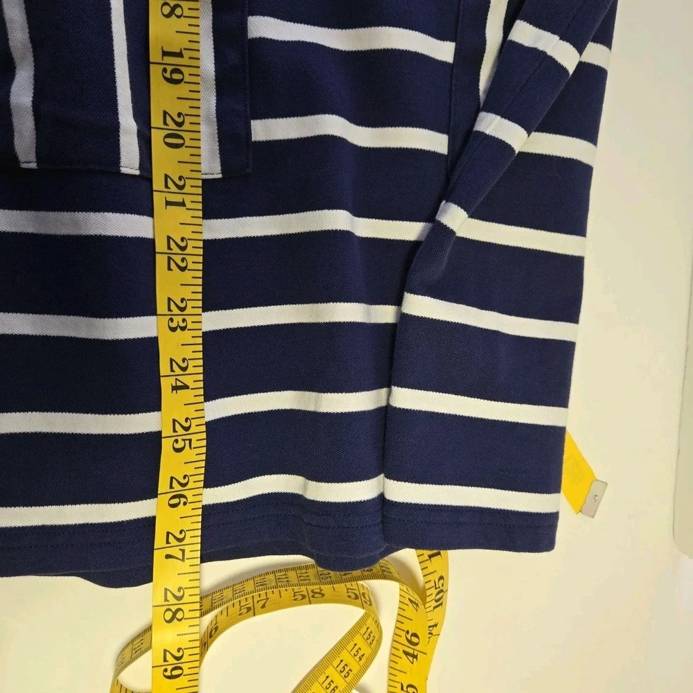 Vineyard Vines For Target Girls Nautical Navy Blue Tank Striped Dress Size M 7/8
